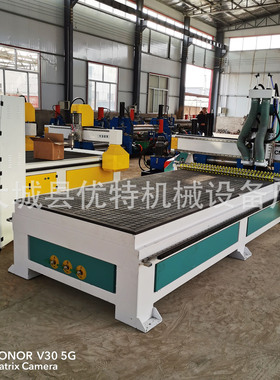 1325木工雕刻机板式家具套装橱柜门设备四工序数控开料机