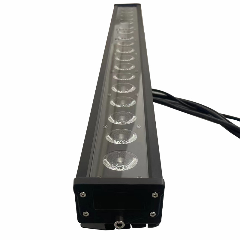 18pcs 10W LED full-color 4-in-1 6-in-1 one-point control waterproof wall washer double-layer chassis background matrix dyeing