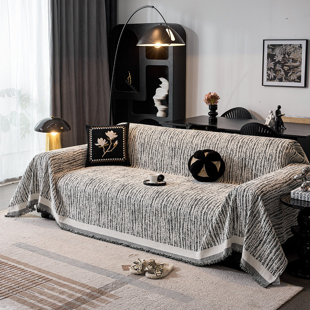 高级感沙发盖布巾四季通用奶油风沙发坐垫全包全盖套罩防滑盖毯,淘宝优惠券,粉丝福利购,淘宝优惠卷