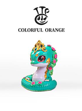 蛇年本命新款潮玩吉祥物桌面家居装饰品汽车摆件生日情侣生肖礼物