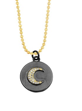 Evil Eye Necklace Star Moon Necklace Geometric Love Zircon P