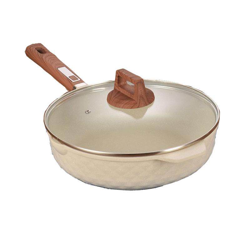 麦饭石不粘锅家用炒锅网红平底不粘锅直播爆款工厂直销,淘宝优惠券,粉丝福利购,淘宝优惠卷