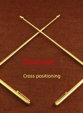 台湾杨公寻龙尺高精度铜探测杆饰品地下水检测仪找水