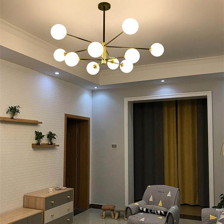北欧风格灯具客厅灯简约现代创意个性魔豆吊灯卧室灯餐厅灯饰网红,淘宝优惠券,粉丝福利购,淘宝优惠卷