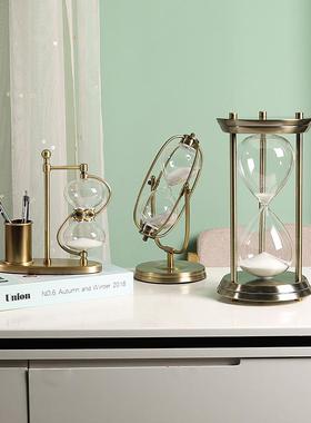 轻奢沙漏摆件计时器办公室