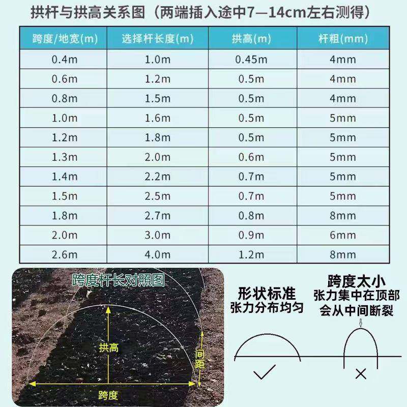 新型1000根玻璃纤维杆拱豆角爬藤保温棚大菜棚绿植育苗园艺,淘宝优惠券,粉丝福利购,淘宝优惠卷