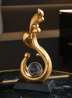 酒柜摆件轻奢客厅电视柜玄关家居装饰品办公室工艺礼品Y摆饰风生