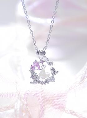 DVNRR仙境蝶舞s925银锁骨链