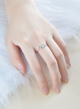 DVNRR双蝶恋曲情侣对戒s925银