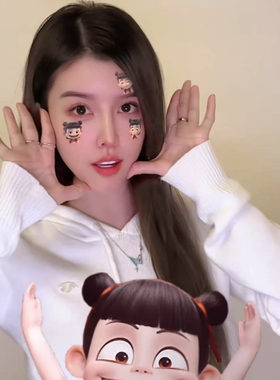 DVNRR夜光蝴蝶月光石百搭锁骨链