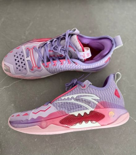 安踏狂潮5pro减震耐磨低帮篮球鞋 - 图2