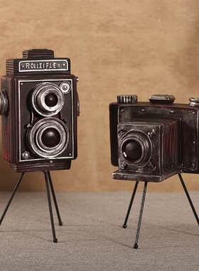 极速照相机复古模型工艺礼品摆饰创意酒吧摆件橱窗陈列美式软装饰