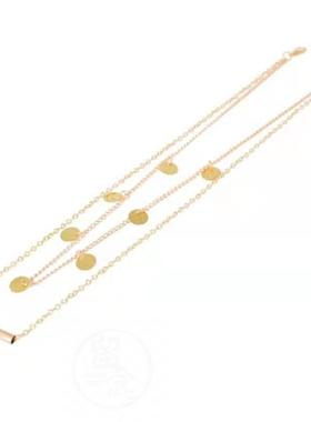 -New Jewelry Fashion Classic Sequins Multilayer Necklace