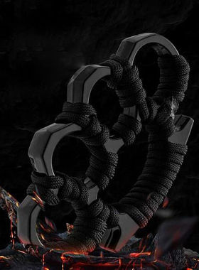 防身戒指手衣架虎钛合金拳套拳扣合法武器求生装备防狼神器自卫1