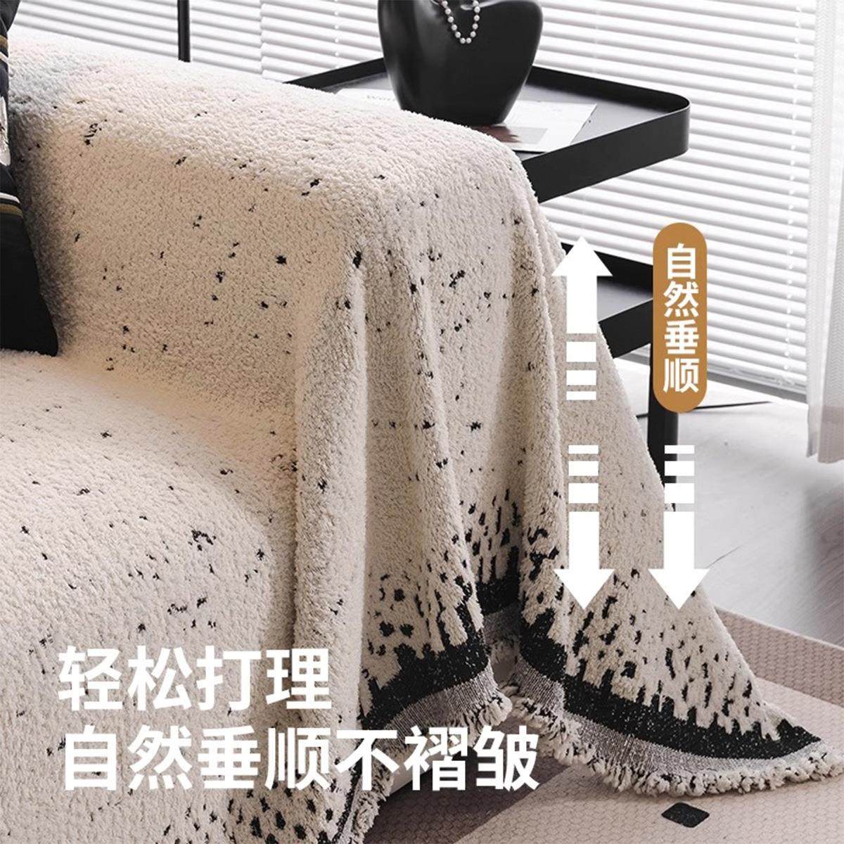 爆款奶油风沙发盖布巾短毛绒沙发垫四季通用防猫爪沙发套罩沙发巾,淘宝优惠券,粉丝福利购,淘宝优惠卷