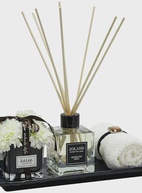 浴室摆件样板间洗漱台台面托盘套装样板房洗手池装饰X品卫生间配