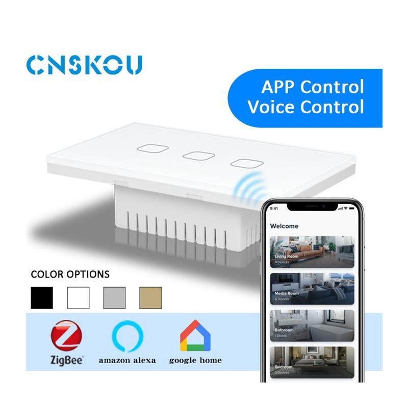 适配118美规澳规触摸开关涂鸦ZIGBEE智能开关零火App语音音箱控制,淘宝优惠券,粉丝福利购,淘宝优惠卷