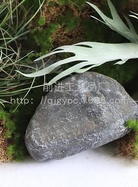 仿真石头摆件灰色假石头装饰户外园林造景装饰玻璃钢景观石