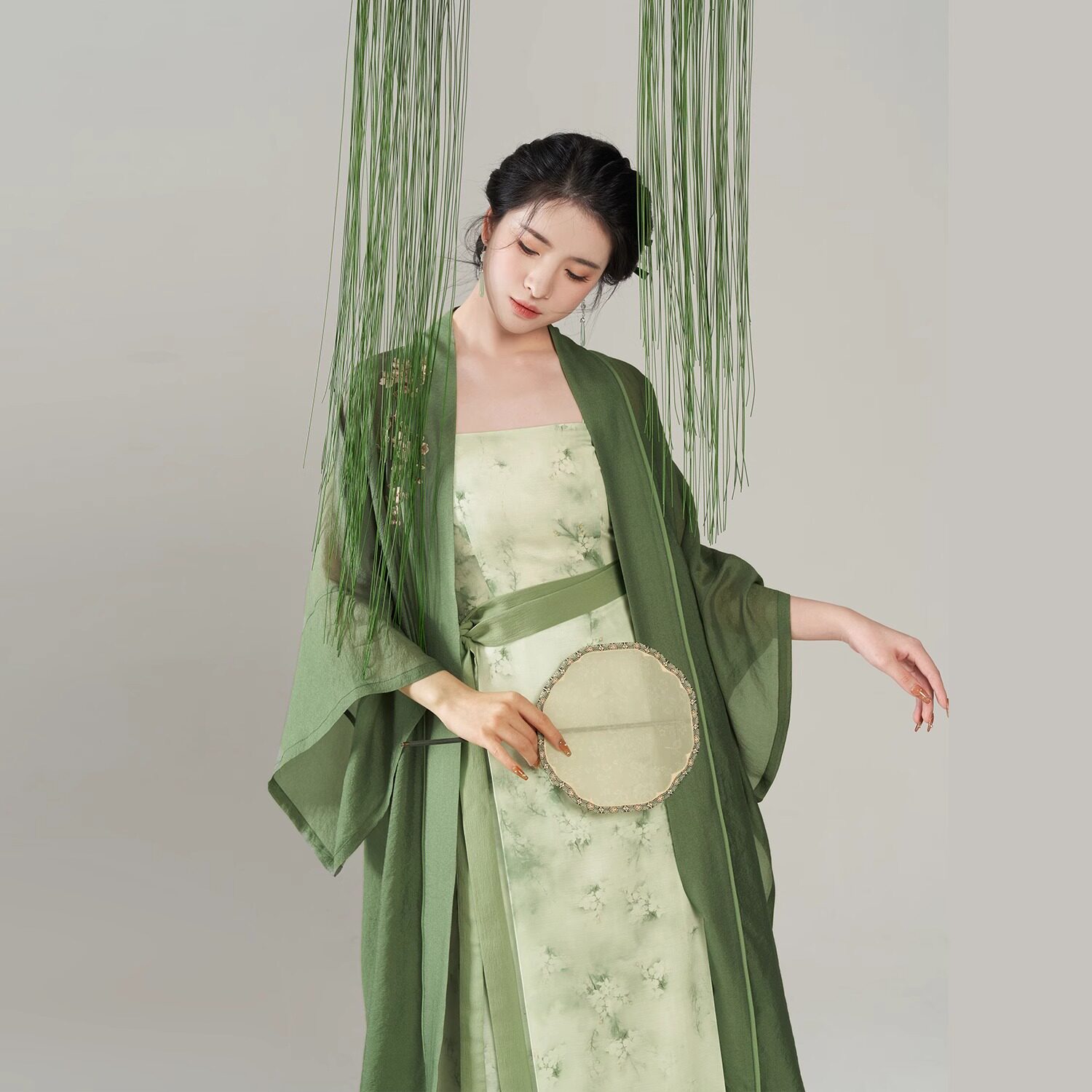 梨花海棠织造司原创宋制汉服新中式对襟直袖国风2025新款连衣裙女,淘宝优惠券,粉丝福利购,淘宝优惠卷