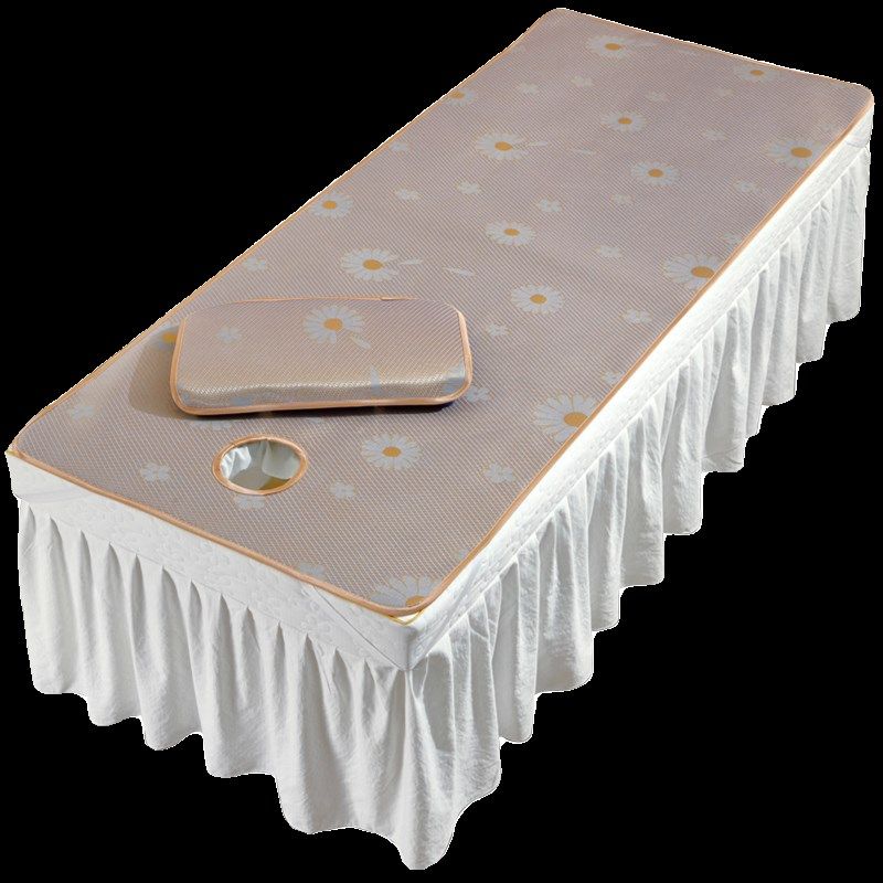 美容床凉席透气按摩足浴美容y院专用夏季洗头床垫冰丝藤席子带洞,淘宝优惠券,粉丝福利购,淘宝优惠卷