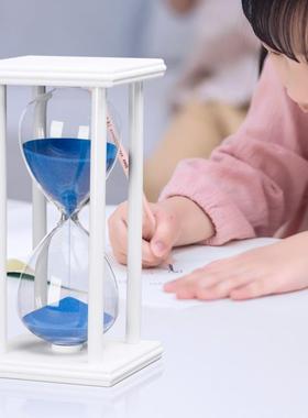 沙漏摆件创意流沙瓶5/30/45/60分钟漏斗倒计时器个性定制新年礼物