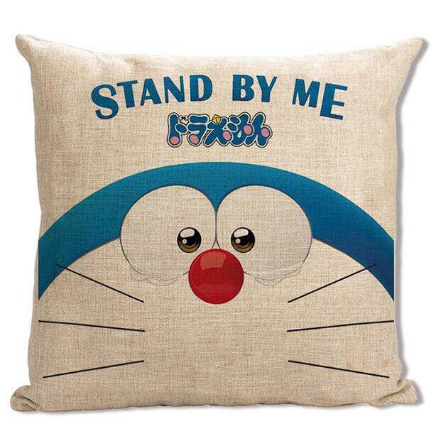 动漫抱枕叮当机器猫哆啦A梦车用床沙发靠枕坐垫靠垫周边定制芯套 - 图3