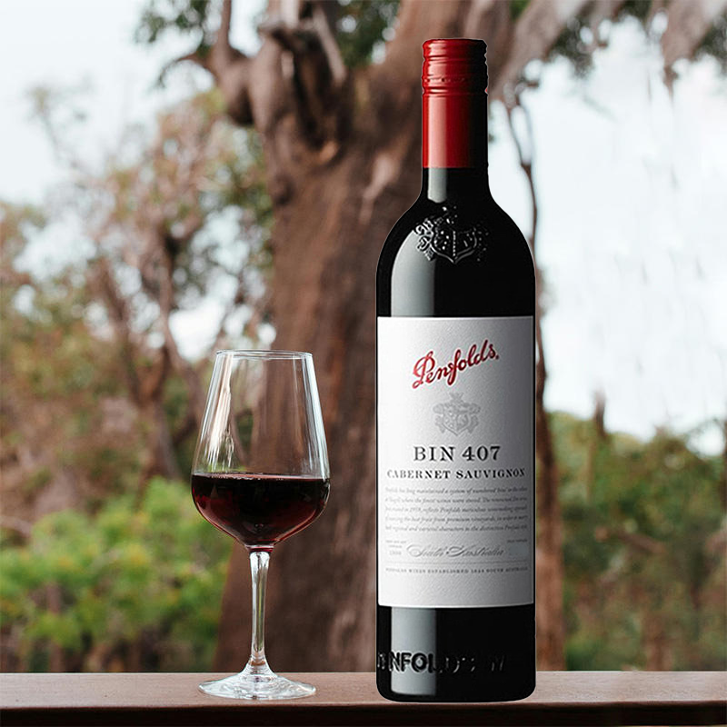 【自营】澳洲奔富BIN407赤霞珠干红螺旋盖大贸可开票Penfolds