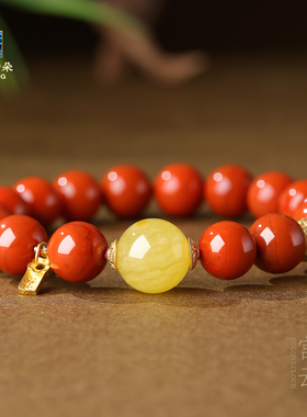 天然南红玛瑙本命年女款手链