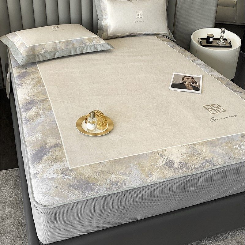 A类可水洗凉席床笠款三件套冰丝席夏季空调软O席子1.8m床可折叠,淘宝优惠券,粉丝福利购,淘宝优惠卷