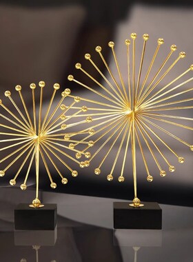 时来运转桌面摆件高级感小众家居客厅玄关家装摆设办Z公室装饰品