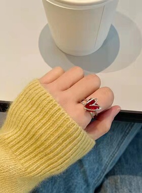 好货Simple women love ruby personality opening adjustable ri