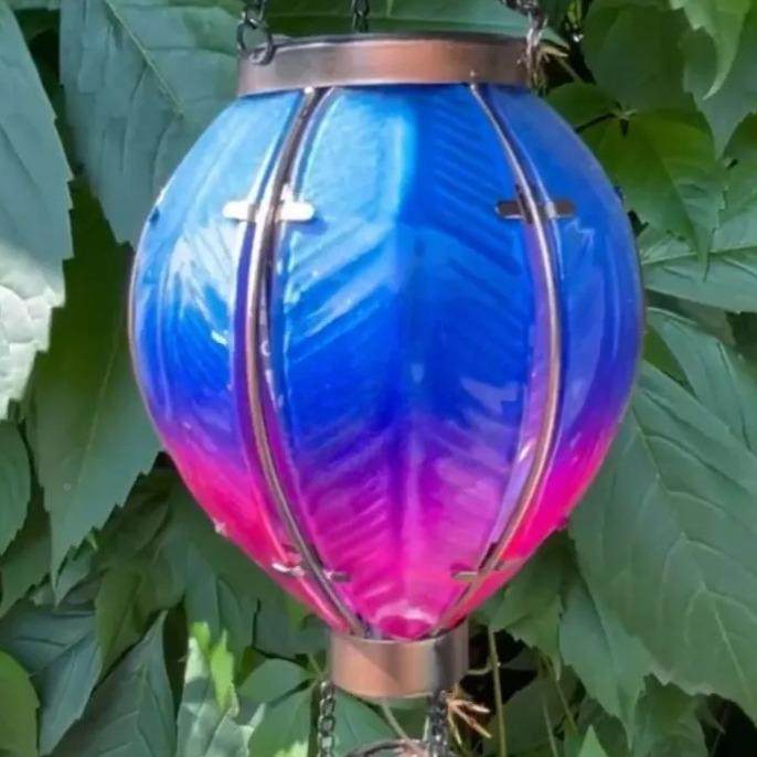 现H气otiArBalloonSolarSHR货Lantern户外装饰太阳能独立日热球,淘宝优惠券,粉丝福利购,淘宝优惠卷