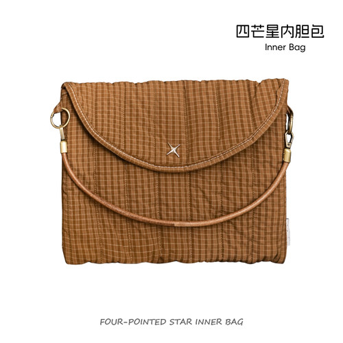 FIREPRINCESSS四芒星笔记本电脑包新款手提适用苹果macbook小新air华为matebook14寸保护套女联想pro16内胆包 - 图3