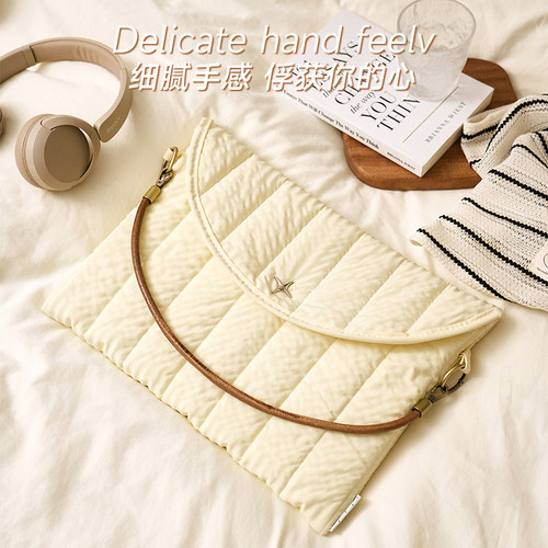 FIREPRINCESSS四芒星笔记本电脑包新款手提适用苹果macbook小新air华为matebook14寸保护套女联想pro16内胆包 - 图1