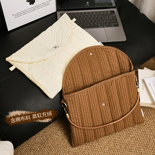 FIREPRINCESSS四芒星笔记本电脑包新款手提适用苹果macbook小新air华为matebook14寸保护套女联想pro16内胆包 - 图2