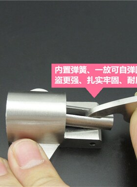 精铸 实心不锈钢自关自动插销 铝门窗插销门栓 钢窗弹簧飞机