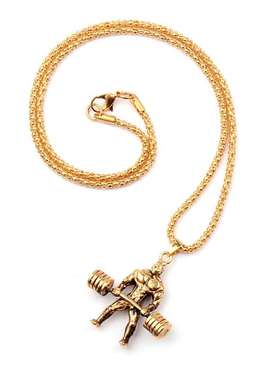 Fitness Bodybuilder Mens Necklace Fashion Personality Muscl