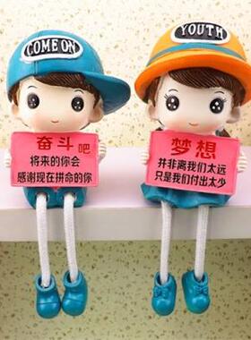 极速书桌装饰布置小物件高考励志学习摆件女孩房间浪漫的小摆设卧