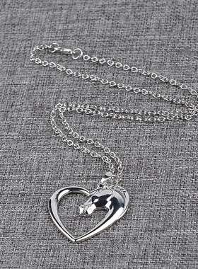 Fashion Horse Head Simple Love Pendant Alloy Necklace