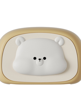 奶油风熊客厅餐桌纸巾盒茶几玄关卫生卫生纸盒O高级感家居装饰品