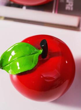 极速Simulation resin apple ornament Nordic home decoration T