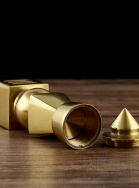 纯黄铜五轮塔天地人五行塔化解宝箧舍利子装藏如来塔经文宝塔包邮