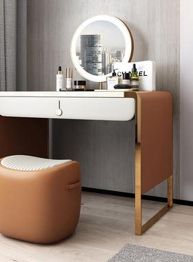 意式梳妆台网红妆妆镜妆凳0.8米小户型卧到化妆桌工厂化妆柜