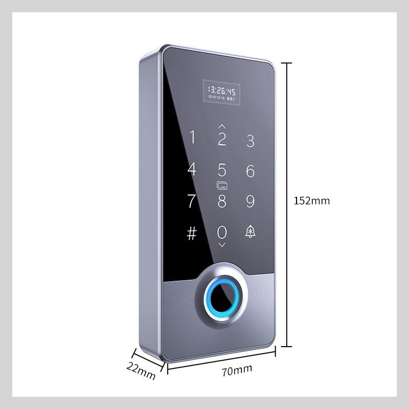 室外防水指纹门禁一体机指纹刷卡密码磁力锁门禁控制器可临时密码 - 图2
