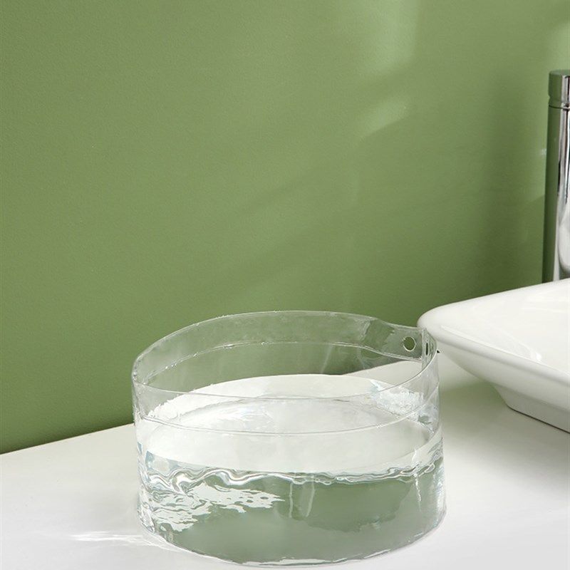 脸盆旅行透明塑料盆户外洗衣盆水盆可折叠车载洗菜盆折叠桶洗脸盆,淘宝优惠券,粉丝福利购,淘宝优惠卷