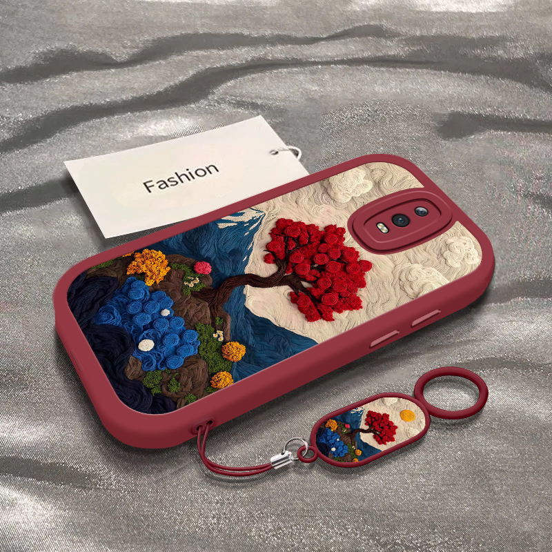 适用oppor17手机壳新款opopr15梦境标准版山川玫瑰树R11全包防摔opr11s硅胶R9sk时尚外壳r17pro套r15x高级r9m - 图1