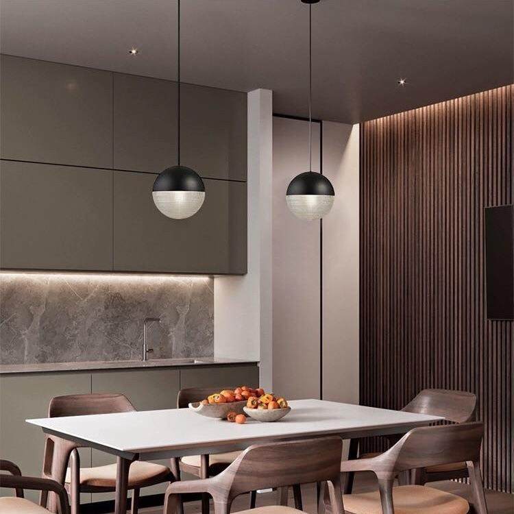 北欧餐厅吧台个性前台楼梯装饰床头吊灯后现代简约玻璃球吊灯,淘宝优惠券,粉丝福利购,淘宝优惠卷
