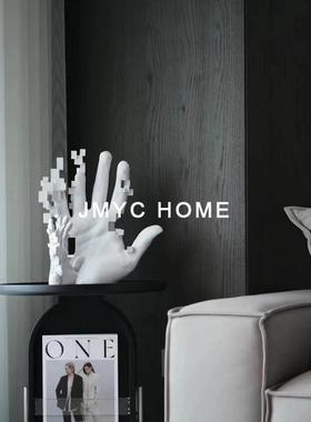 现代创意抽象手掌摆件家居书房样板房间客厅电视柜玄关简约装饰品