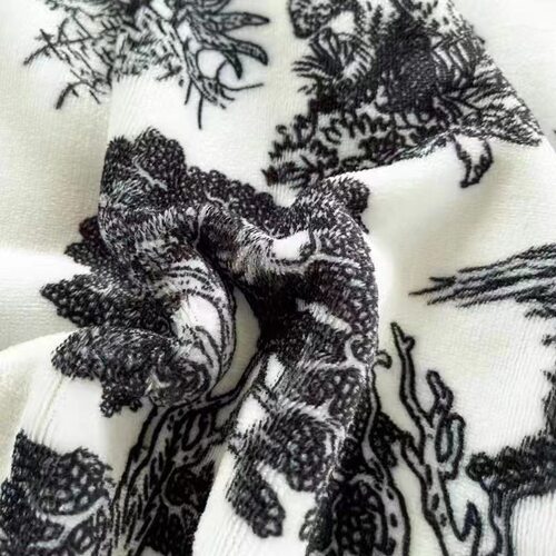 水墨画法兰绒毛毯旅行毯子午休沙发盖毯多功能休闲毯家用小盖毯 - 图2