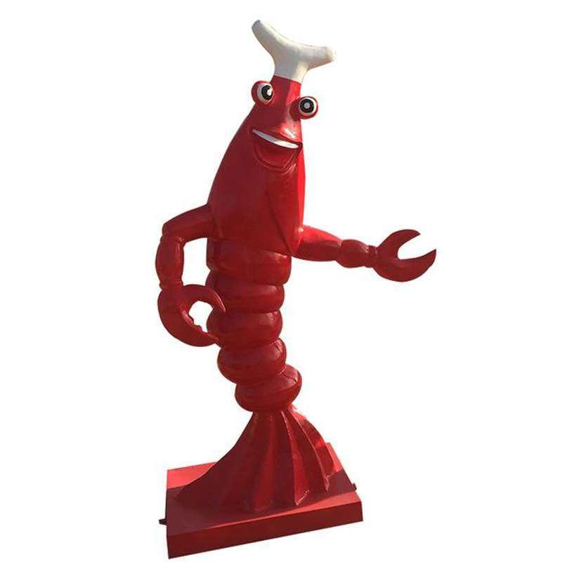 仿真小龙虾模型摆件饭店店大门口迎宾招牌发光墙面装饰玻璃钢雕塑,淘宝优惠券,粉丝福利购,淘宝优惠卷